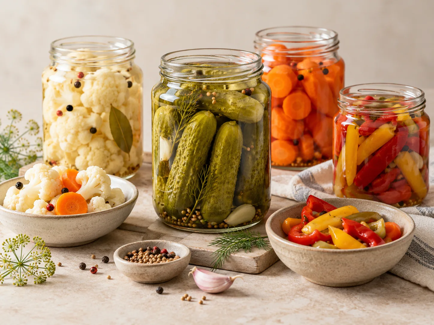 Légumes marinés aux États-Unis : guide d'achat restauration
