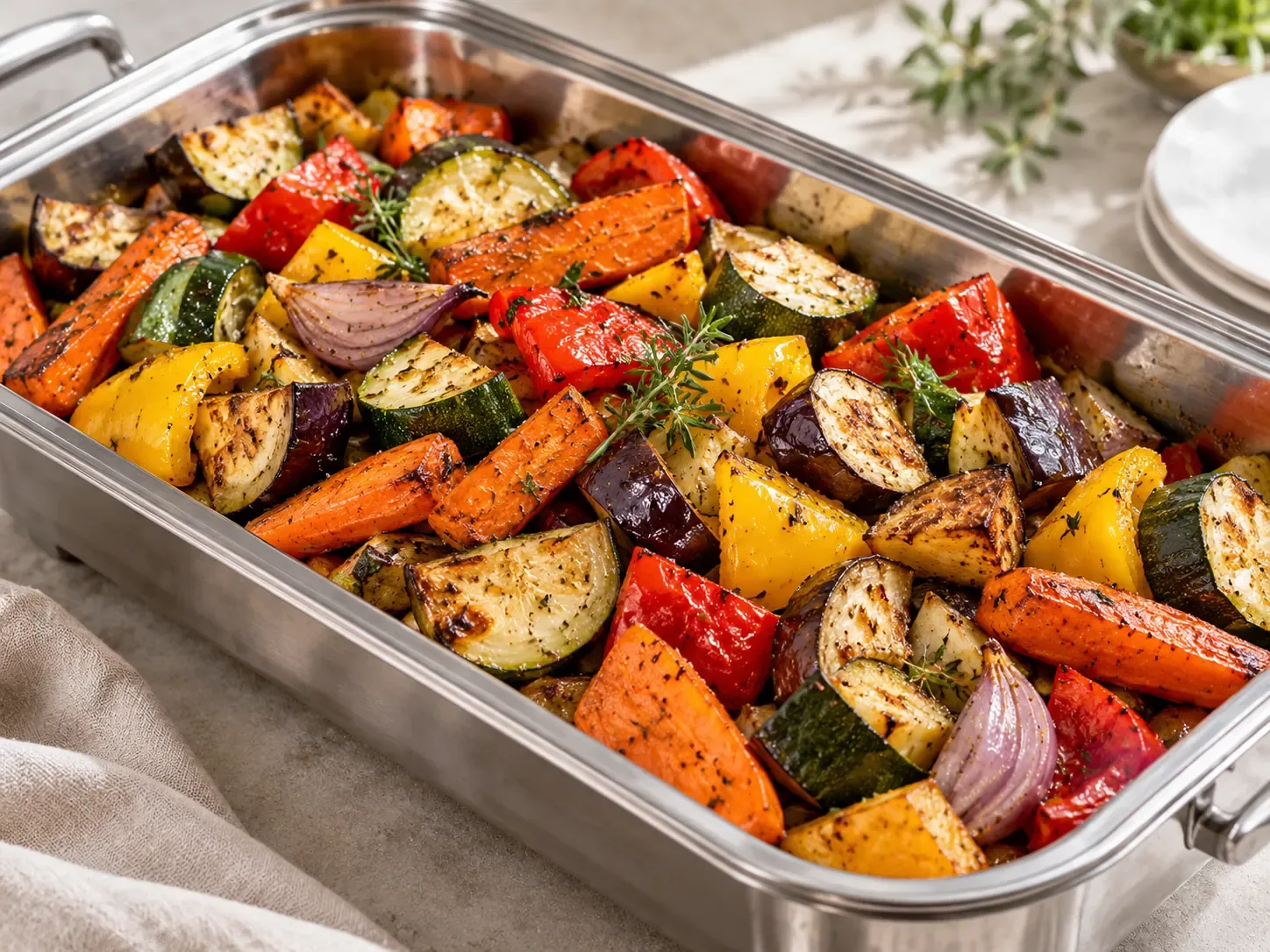Roasted Vegetables Saudi Arabia: Catering Texture Trial