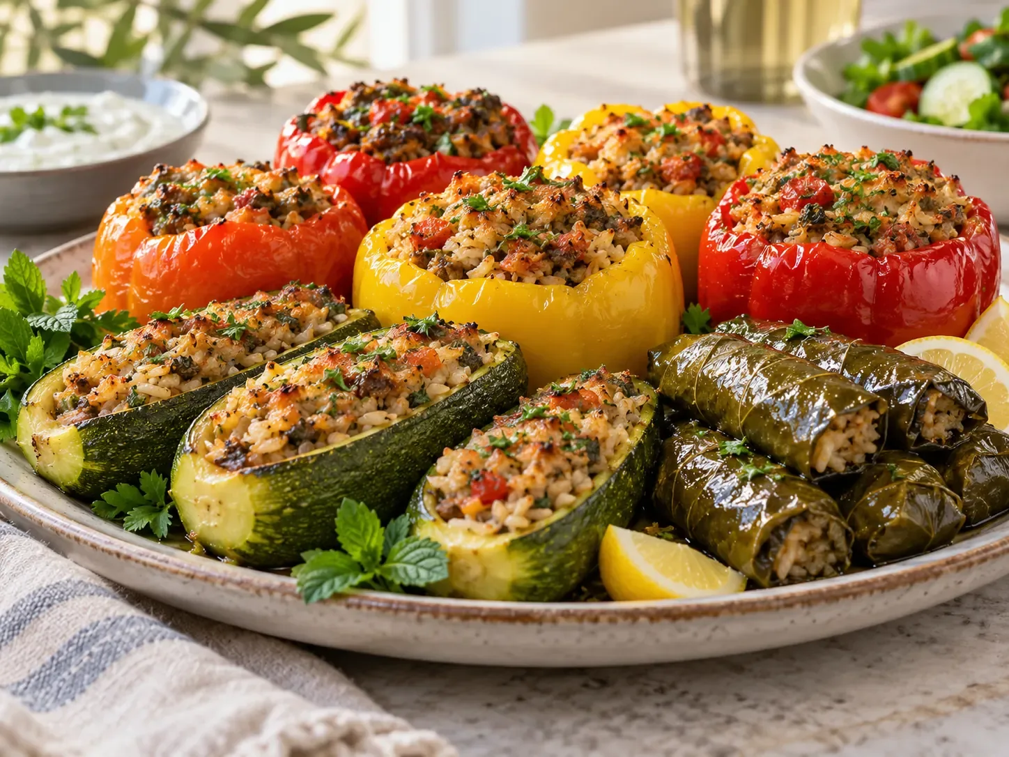 Stuffed Vegetables USA: Reheat and Serving Yield