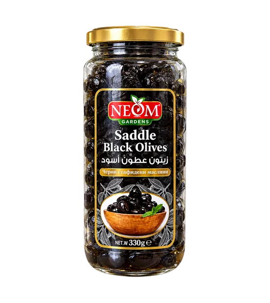 Saddle Black Olives (330g)